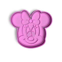 disney-2.png Fichier STL Disney Minnie cookie cutters / Cortadores de Galletas de Disney Minnie・Design pour imprimante 3D à télécharger