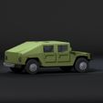 3.jpg Humvee 3D model Low-poly 3D model