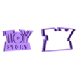 toylogo.stl TOY STORY FORKY COOKIE CUTTER COOKIE CUTTER