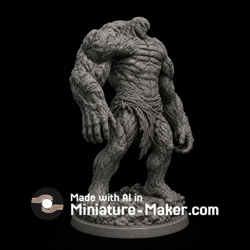 Undead Giant 3D Printable DnD Miniature | Miniature-Maker