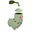 Fichas-Chikorita-02.jpg Flower pot or box for save anything with modular cover