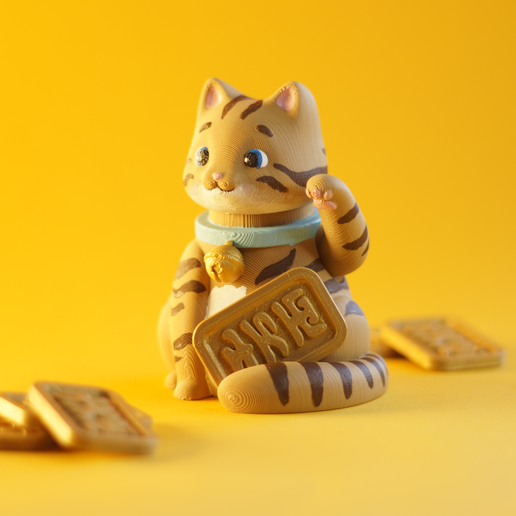 7.png Imprimez sur place le chat mignon et chanceux