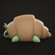 cute-alien-pastry-figurine-3d-print.png Alien Bug Croissant