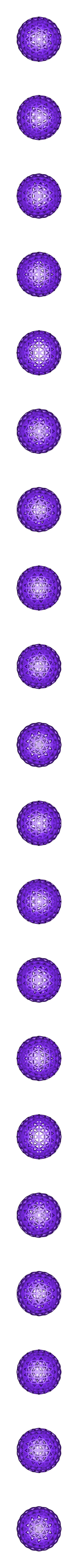 GEODESIC DOME2.stl Jeodezik Kubbe Üçgenleri