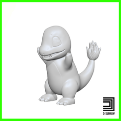 Charmander-03.png 3D-Datei CHARMANDER POKEMON TOYART・3D-Druck-Idee zum Herunterladen