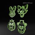 4.jpg Five Nights At Freddy's Cookie Cutters Set