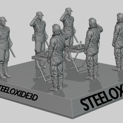 image-1.png 3D file WWII Japanese officers and pilots ritual ceremony・3D printable model to download