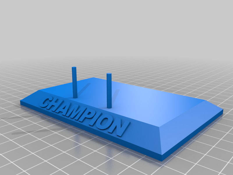 Download free STL file Tabletop gaming trophy—"Grace in defeat" • 3D