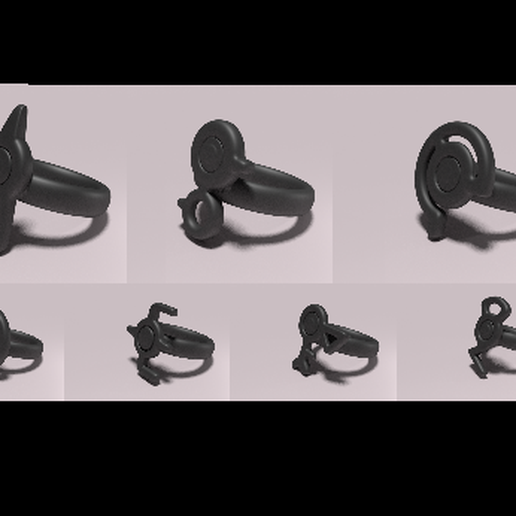 Pokemon - unown ring A-G 3D model