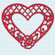 floral-heart-stencil-1.png Floral heart decoration, heart stencil printable
