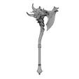 Wireframe.090.png Crescent Horn Warstaff