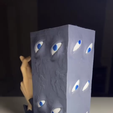 video_2024-10-28_09-53-59.mp4_000018570.png Satoru Gojo Unmasked Domain Expansion Book Nook STL – Jujutsu Kaisen Shelf Insert