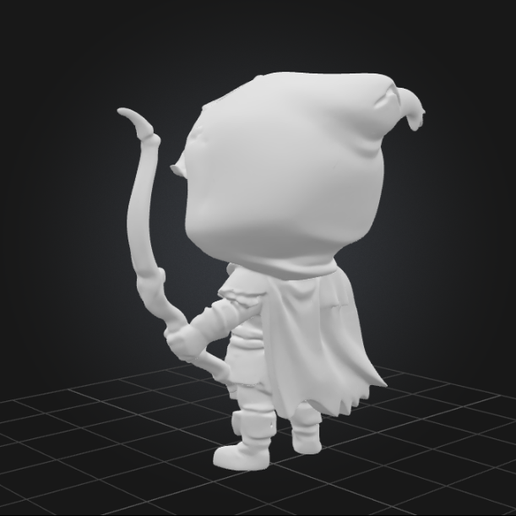 STL file Chibi Male Ranger ♂️ ・3D printing model to download・Cults