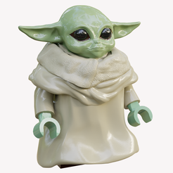 367377931_771753054750564_1521293647006308635_n.png STL file Grogu - Baby Yoda BRICKS Custom Figure・3D printer model to download
