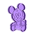 Swanky Habbi-Vihelmo.stl MICKEY MOUSE COOKIE CUTTER