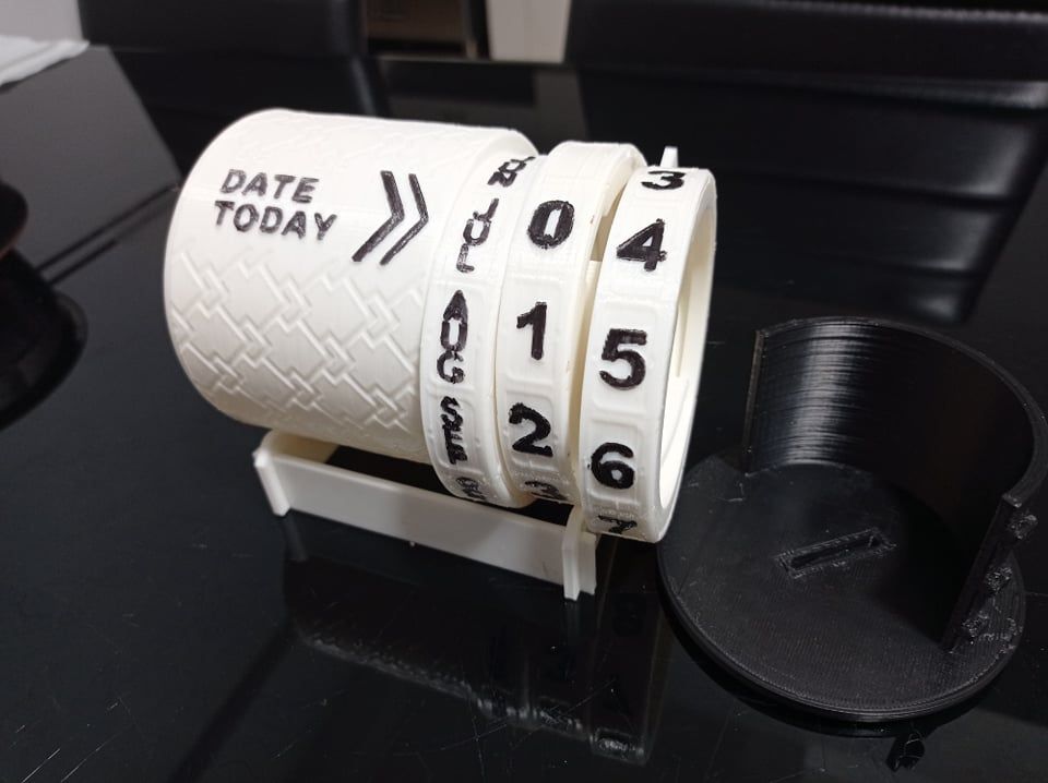 Download STL file CALENDAR BANK • Template to 3D print ・ Cults