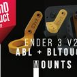 MinionD-E3v2-mounts.jpg Ender 3 v2 ABL + Bltouch mounts for MinionD Dual duct