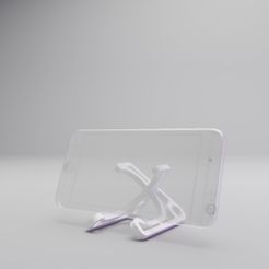 phonestand.jpg Free STL file Phone Stand・3D printing template to download, Tree-D-Prints