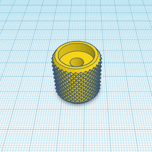 Download STL file knurled potentiometer knob (20mm) • 3D printable design ・ Cults