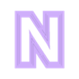 n.stl 1 COOKIE CUTTER complete alphabet