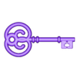 Old Fashioned Key (Complete).stl Clé à l'ancienne