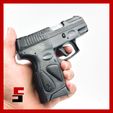 cults3D-1.jpg Pistol Taurus G2C Prop practice training fake training gun