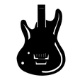 1.png Decoração de parede de guitarra eléctrica