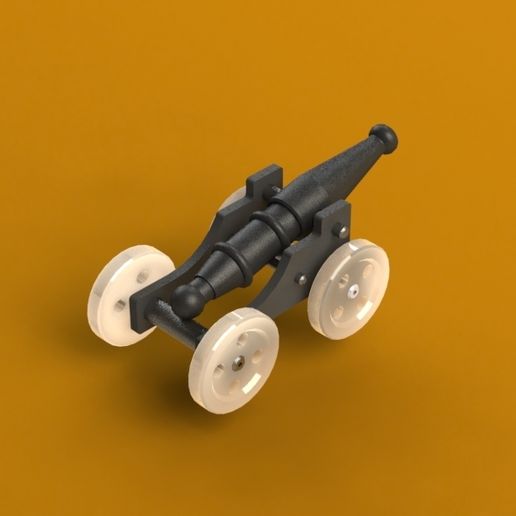 Download free file Medieval Cannon 3D Model EasyToPrint • 3D printer