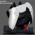 8.jpg BERSERK GUTS HAND PS4 PS5 CONTROLLER HOLDER ANIME FANTASY CHARACTER 3D PRINT