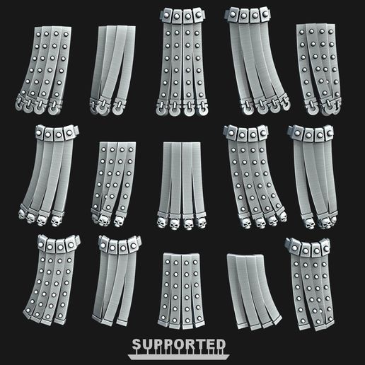 SM Pteruges / Leather loincloths