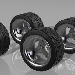 Viper-Concept-Felge-25mm-01.png 1/24 Viper Concept 25mm wheels for scale model cars