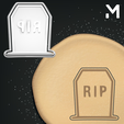 Headstone.png Cookie Cutters - Halloween