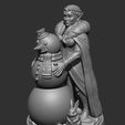 ZBrush-Document.jpg Hilfsloses Elfenmädchen mit ihrem Schneemann