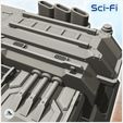 9.jpg Sci-Fi headquarters with command post and tank (15) - Future Sci-Fi SF Infinity Terrain Tabletop Scifi