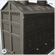 7.jpg Large modern brick industrial production plant with flat roof double vats on roof (23) - Modern WW2 WW1 World War Diaroma Wargaming RPG Mini Hobby