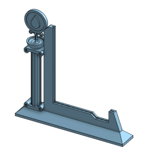 TCG Card Display Frame (Blue) STL File for 3D printingCults