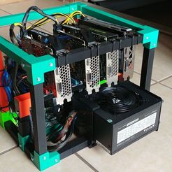 20210214_162158.jpg Bitcube Crypto Mining Rig Ender 3 Friendly Fully 3D Printed