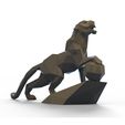 untitled.254.jpg Low-Poly Panther 3d Druckmodell