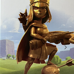 Captura-de-pantalla-2023-05-26-002328.png STL file STATUE ARCHER QUEEN-CLASH OF CLAN・3D print model to download