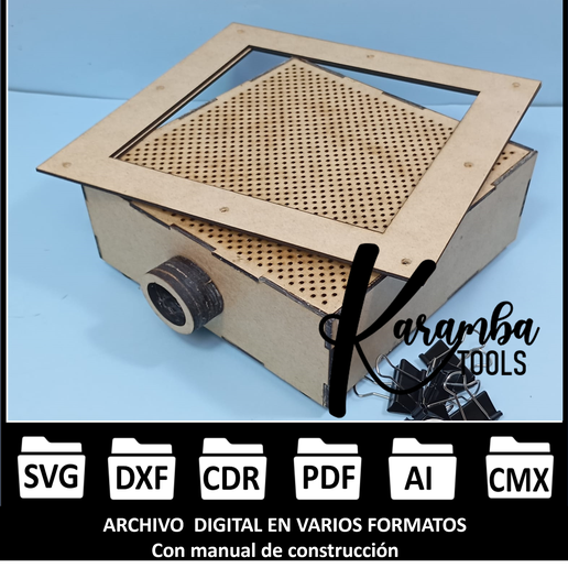 3D file Vacuum thermoforming machine for making molds 🧑‍🔧 ・3D print