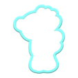 1.png Stacked Hearts Bear Cookie Cutters | STL Files