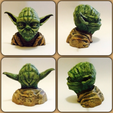 Capture d’écran 2016-12-12 à 12.57.47.png Free STL file Yoda Bust Hi Res 56mb・3D printer design to download