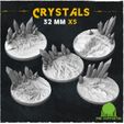 MMF-Сrystals-05.jpg Сrystals (Big Set) - Wargame Bases & Toppers 2.0