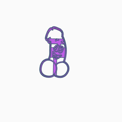 pene-sonriendo-1.png STL file cookie cutter, happy penis・Template to download and 3D print