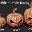 int.png 3D Printable Halloween Special Pumpkin Family model