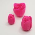 Rose_Valentin_impression_3D.jpg Free STL file Anniversary Roses・Template to download and 3D print