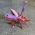 20230522_160658.jpg Steampunk Wasp, Vibrant Black 3D, Articulating, Poseable, Mechanical Insect, Print In Place and No Supports