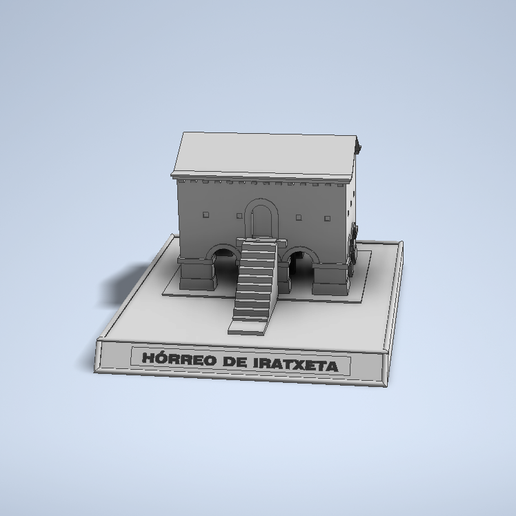 HORREO-4.1.png Download STL file GRANARY OF IRATXETA • Model to 3D print, FurtadoLand