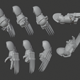 Lightning_Claw_Ver1.png Бесплатный STL файл Опорный коготь молнии Ver1・План 3D-печати для скачивания