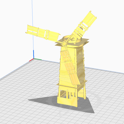 😤 Windmill / Turbine [Rust]・ STL File for 3D printing・Cults